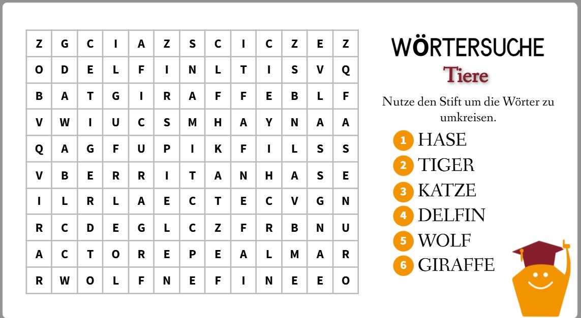 Wörtersuche Wörtersuche