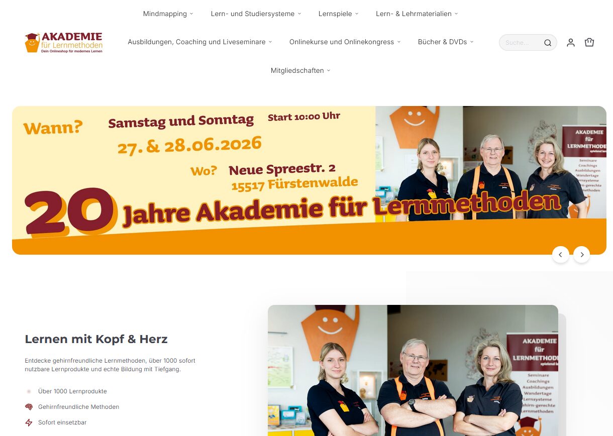 Bild vom Onlineshop